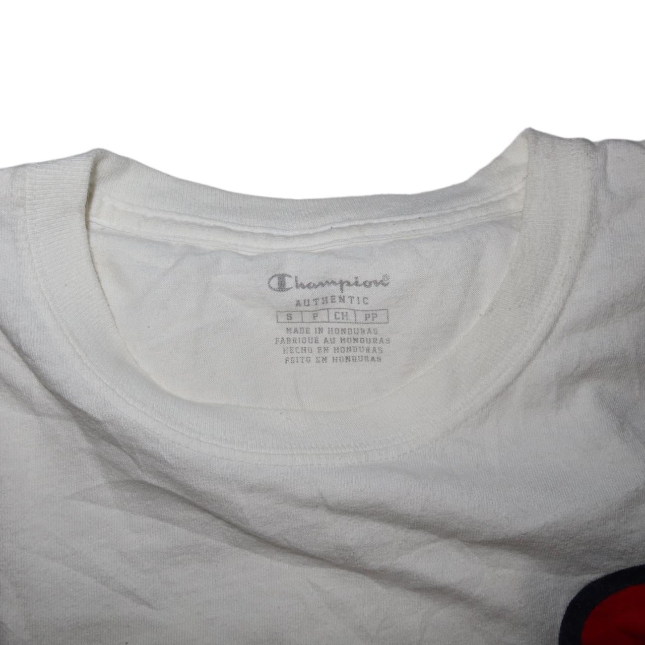 Champion Authentic Logo White T-Shirt -Small