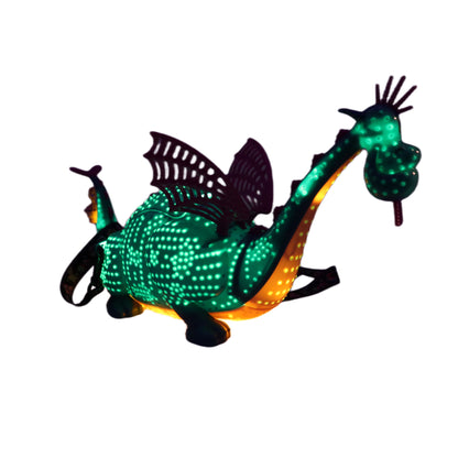 Disney Parks Mainstreet Electrical Parade Elliot Dragon Light Up Popcorn Buck