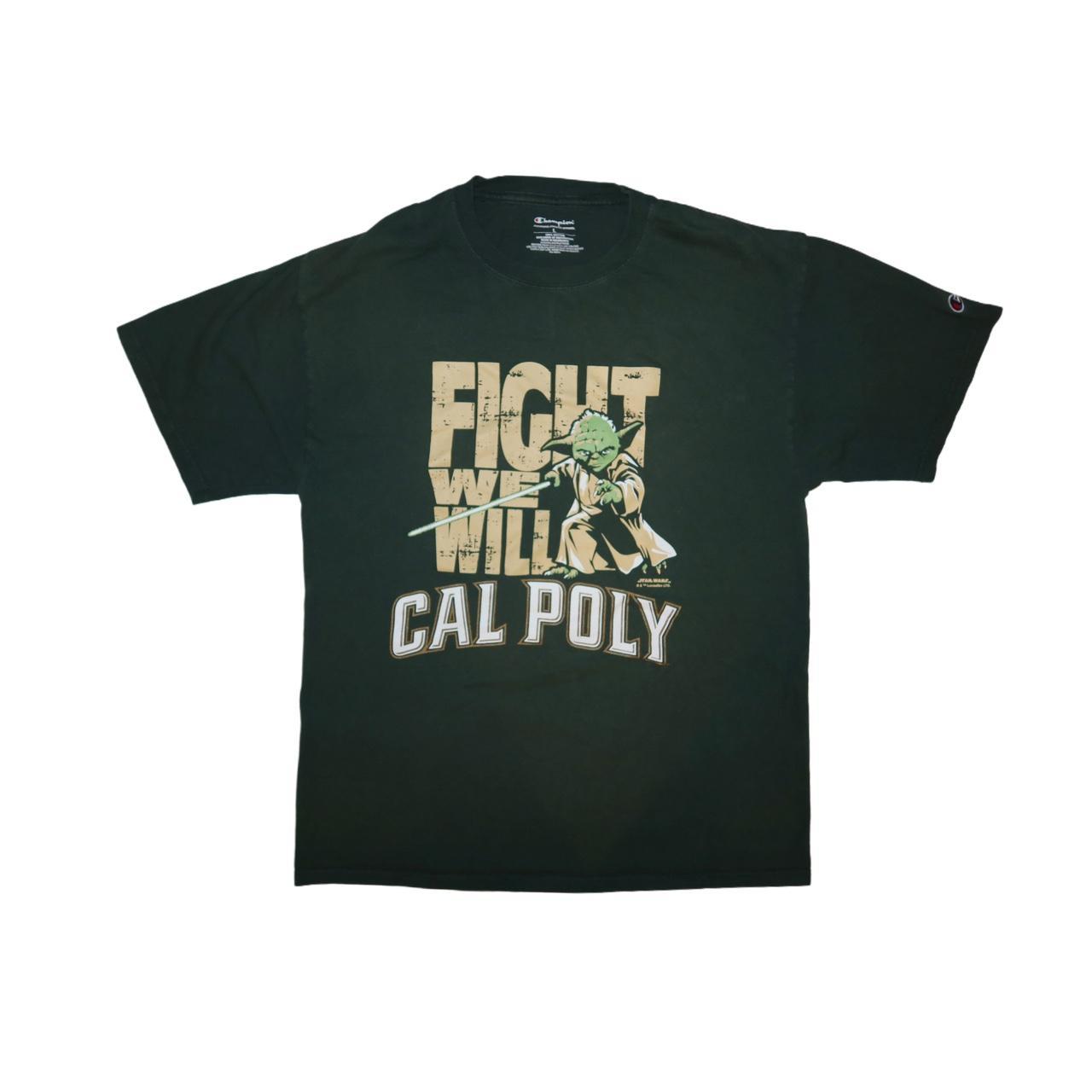 Cal Poly Pomona ‘Fight We Will’ Yoda T-Shirt Unisex- Large