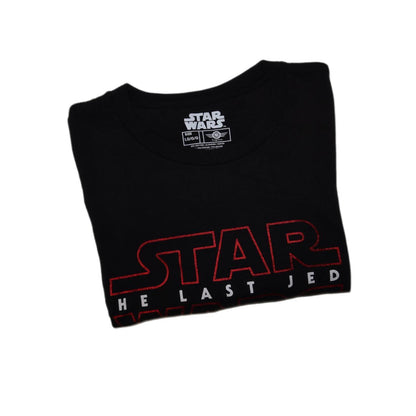 STAR WARS The Last Jedi Logo (Glittery) Black Women's -Large