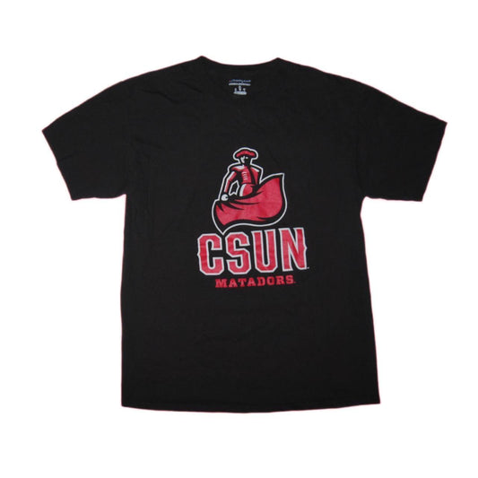 CSUN Matadors Black CHAMPION Graphic T-Shirt -Medium
