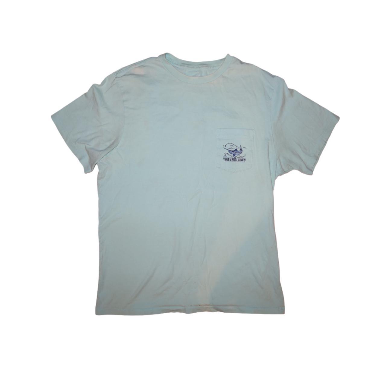 Vineyard Vines ‘Fishing for Marlin’ Pocket T-Shirt Men’s -Medium