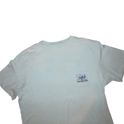 Vineyard Vines ‘Fishing for Marlin’ Pocket T-Shirt Men’s -Medium