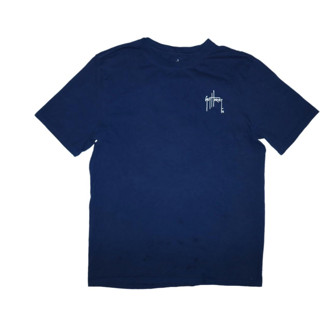 Guy Harvey An American Tradition Graphic Navy T-Shirt Men’s -Medium
