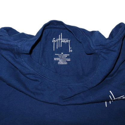 Guy Harvey An American Tradition Graphic Navy T-Shirt Men’s -Medium