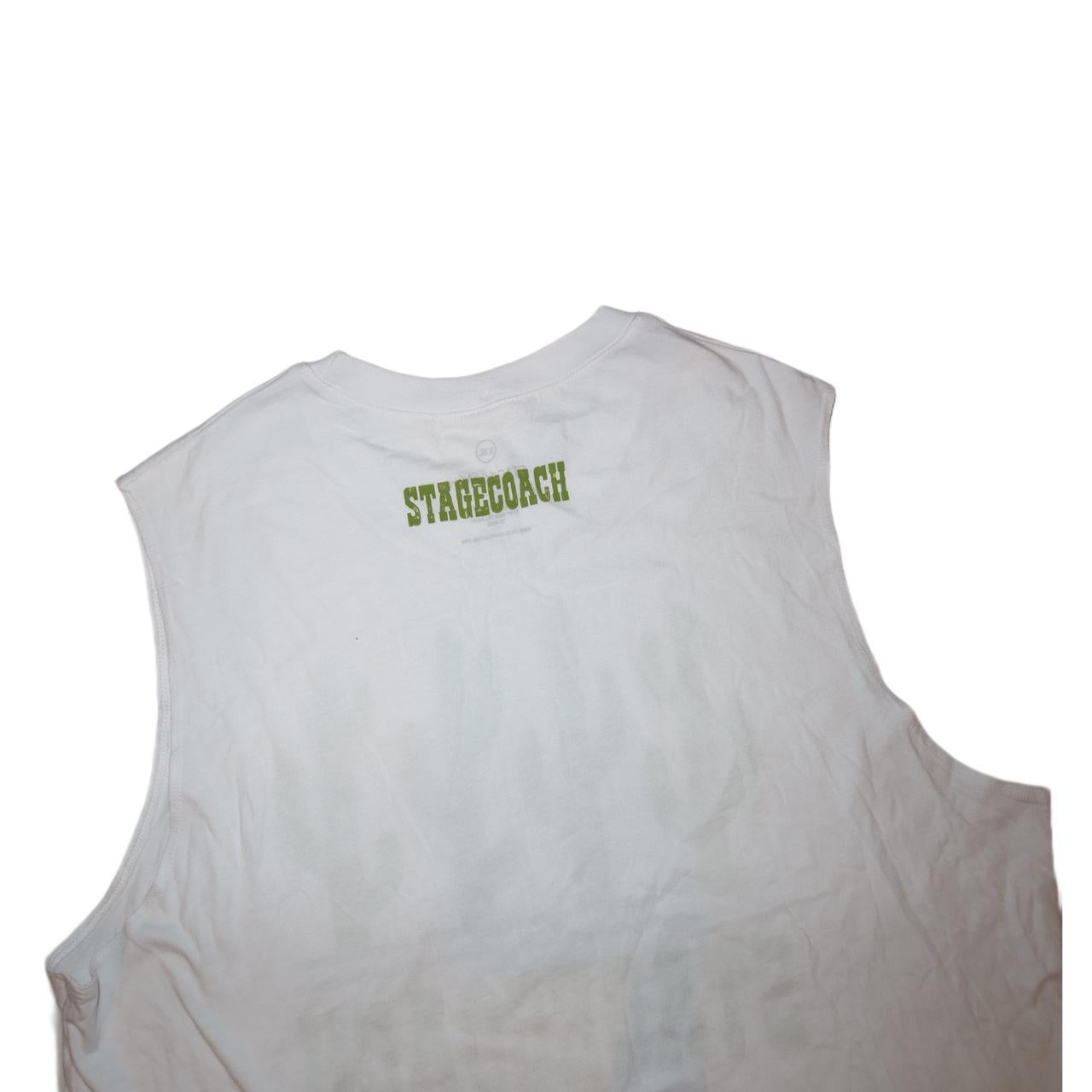 STAGECOACH Graphic White Tank Men’s -XXL