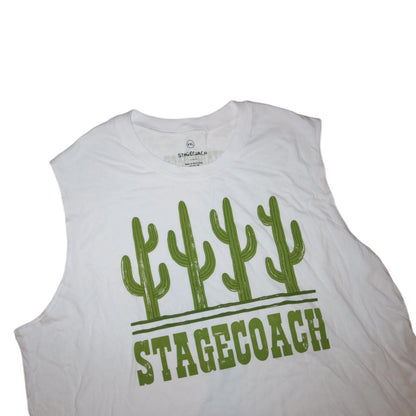 STAGECOACH Graphic White Tank Men’s -XXL